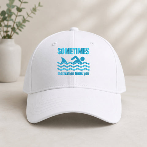 Sometimes Motivation Finds You Embroidery Design – Funny Shark Swimming Motivational Quote Machine Embroidery File Embroidery/Applique DESIGNS PatternFeed8 