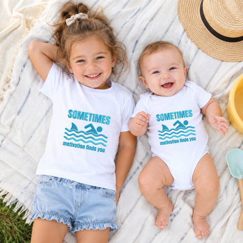 Sometimes Motivation Finds You Embroidery Design – Funny Shark Swimming Motivational Quote Machine Embroidery File Embroidery/Applique DESIGNS PatternFeed8 