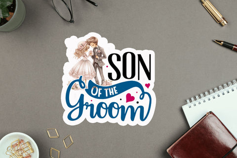 Son of the bride Sticker Design Sublimation Regulrcrative 