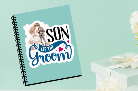 Son of the bride Sticker Design Sublimation Regulrcrative 