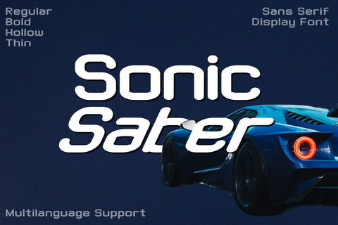 Sonic Saber Font Afandi Studio 