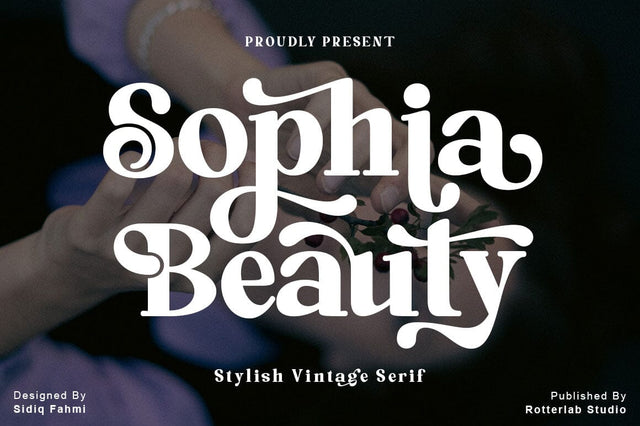 Sophia Beauty - A Modern Serif Font Font Rotterlab studio 