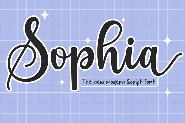 Sophia Font Studio Natural Ink 