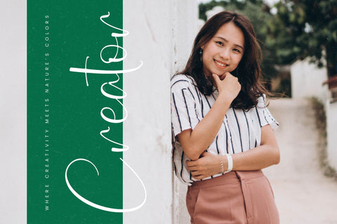 Sophia Mitha - Freestyle Stylish Font Font Letterena Studios 