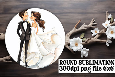 Sophisticated Wedding Car Coaster Sublimation Pack Sublimation afrosvg 
