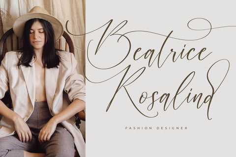 Sorafindea - Beauty Calligraphy Script Font Letterena Studios 