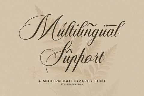 Soralize - A Modern Calligraphy Font Font studioalmeera 