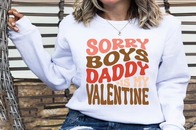 Sorry Boys Daddy is My Valentine SVG nirmal108roy 
