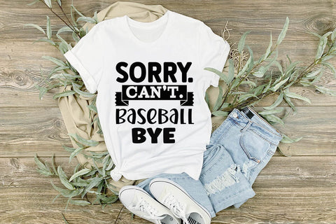 Sorry Can t Baseball Bye SVG Angelina750 