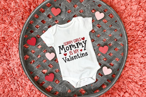 Sorry Girls Mommy is My Valentine, Kids Valentines SVG SVG CraftLabSVG 