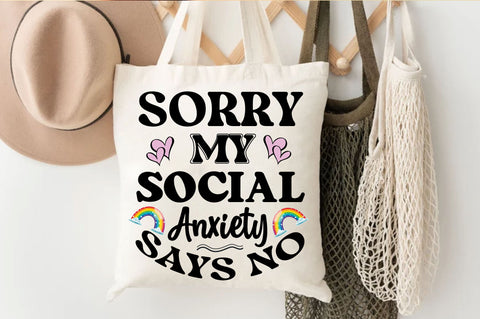 sorry my social anxiety says no SVG Design SVG Regulrcrative 