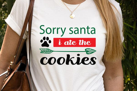 Sorry santa i ate the cookies SVG Angelina750 