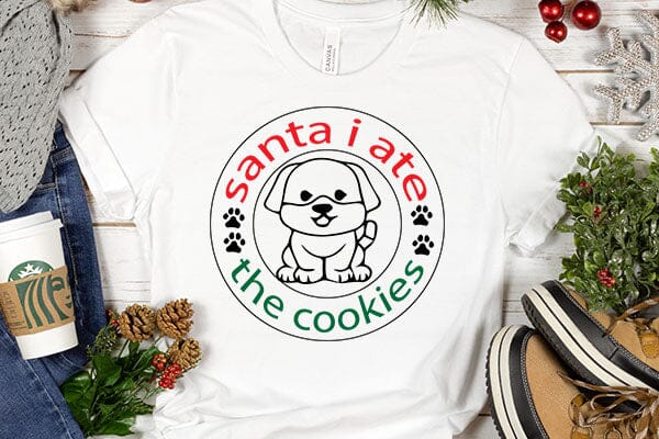 Sorry santa i ate the cookies SVG Angelina750 