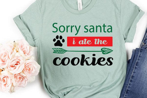 Sorry santa i ate the cookies SVG Angelina750 