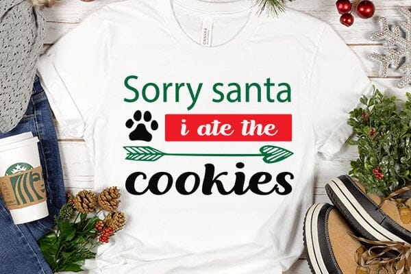 Sorry santa i ate the cookies SVG Angelina750 