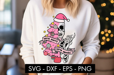 Sorta Merry Sorta Spooky SVG Cut File SVG Freeling Design House 