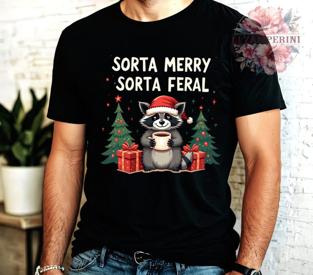 Sorta Santa, Christmas Feral, Digital Download, Sublimation Art, Holiday PNG, Feral Christmas, Unique Christmas, Festive Graphics Sublimation Li Zamperini 