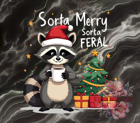 Sorta Santa, Christmas Feral, Digital Download, Sublimation Art, Holiday PNG, Feral Christmas, Unique Christmas, Festive Graphics Sublimation Li Zamperini 