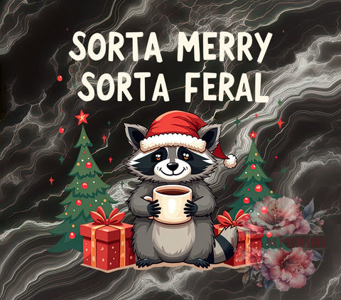 Sorta Santa, Christmas Feral, Digital Download, Sublimation Art, Holiday PNG, Feral Christmas, Unique Christmas, Festive Graphics Sublimation Li Zamperini 