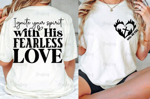 Soul on fire Front and Back SVG T shirt Design SVG Designangry 