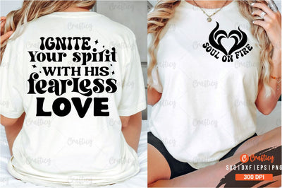 Soul on fire Front and Back SVG T shirt Design SVG Designangry 