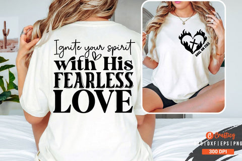 Soul on fire Front and Back SVG T shirt Design SVG Designangry 