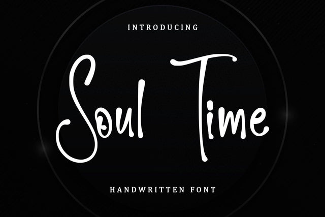 Soul Time - Handwritten Font Font Sakha Design Studio 