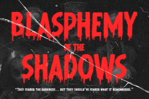 Soulcore Horror Display Font Font Arterfak Project 