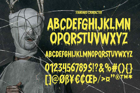 Soulcore Horror Display Font Font Arterfak Project 