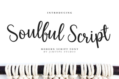 Soulful Script Font - Branding Business Font Font Jimtype Studio 