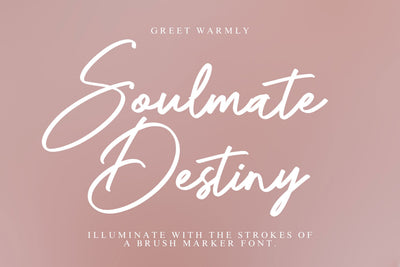 Soulmate Destiny Font gatype 