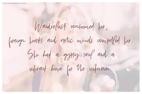 Souls Wyld Signature Script and Sans Trio Font Beck McCormick 