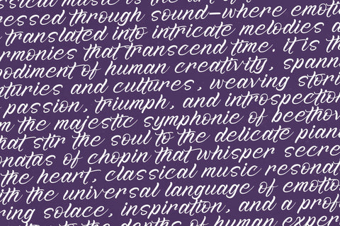 Sound Vinyls - Natural Calligraphy Font Font Letterena Studios 
