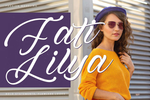 Sound Vinyls - Natural Calligraphy Font Font Letterena Studios 