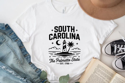 South Carolina The Palmetto State Est. 1788 SVG Angelina750 