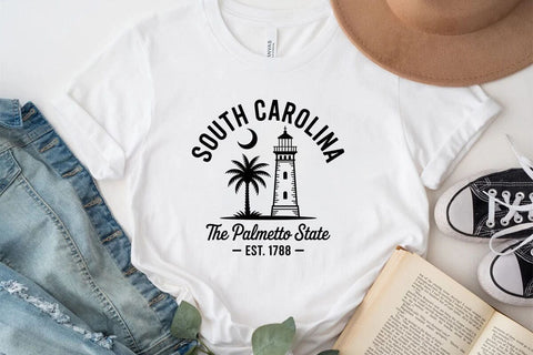 South Carolina The Palmetto State Est. 1788 SVG Angelina750 