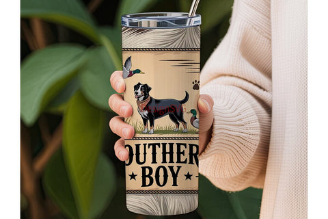 Southern Boy Hunting 20oz Tumbler Wrap Sublimation DesignSVG 