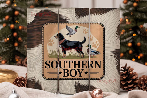Southern Boy Hunting 20oz Tumbler Wrap Sublimation DesignSVG 