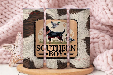 Southern Boy Hunting 20oz Tumbler Wrap Sublimation DesignSVG 