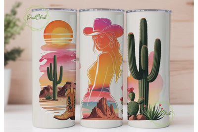 Southern Girl 20oz Tumbler Wrap Sublimation PixelChick 