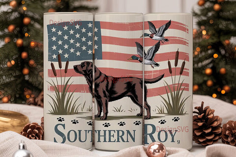 Southern Roy Dog 20oz Tumbler Wrap Sublimation DesignSVG 