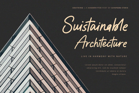 Southing - Handwritten Font Font Alpaprana Studio 