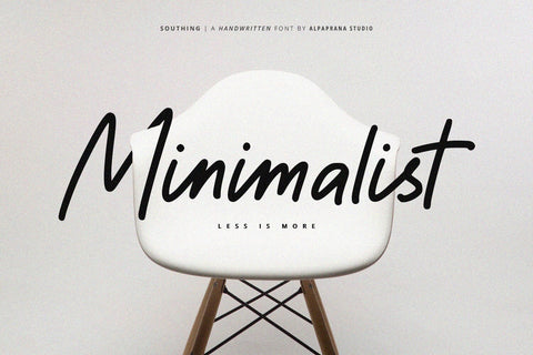 Southing - Handwritten Font Font Alpaprana Studio 