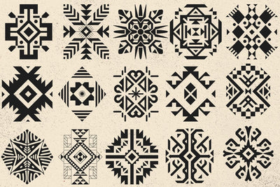 Southwestern Aztec Pattern SVG Bundle, Western Files SVG DesignDestine 