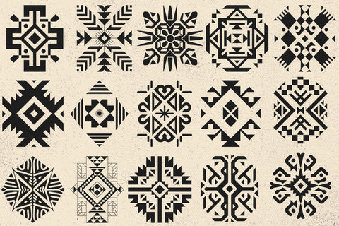 Southwestern Aztec Pattern SVG Bundle, Western Files SVG DesignDestine 