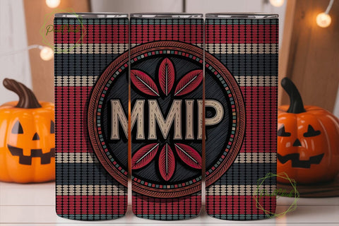 Southwestern Beaded Monogram Tumbler Sublimation PixelChick 
