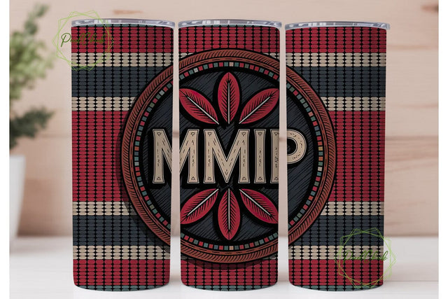 Southwestern Beaded Monogram Tumbler Sublimation PixelChick 