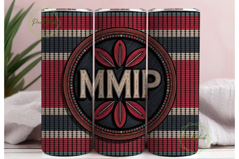 Southwestern Beaded Monogram Tumbler Sublimation PixelChick 