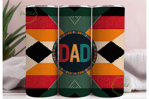 Southwestern Dad 20oz Tumbler Wrap Sublimation PixelChick 