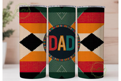 Southwestern Dad 20oz Tumbler Wrap Sublimation PixelChick 